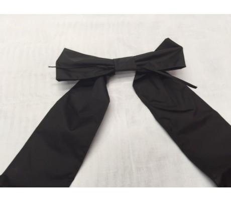Black mourning drape