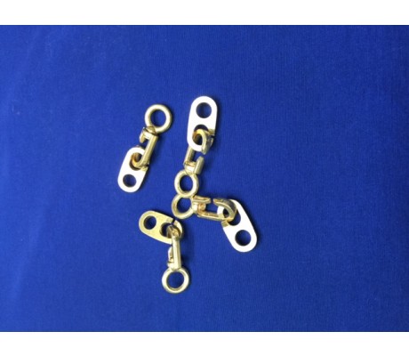 Brass Inglefield clips – large (each)