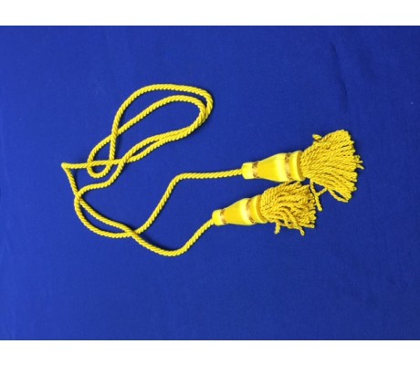 Silk cords & tassels, hand-loomed to match fringe