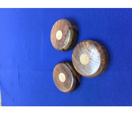 Wood base (with cork insert)
